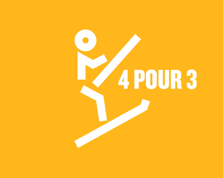 Billet multi-jours JUNIOR (4 pour 3)